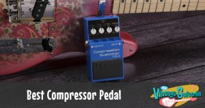 Boss CS3 compressor pedal with a fender paisley telecaster